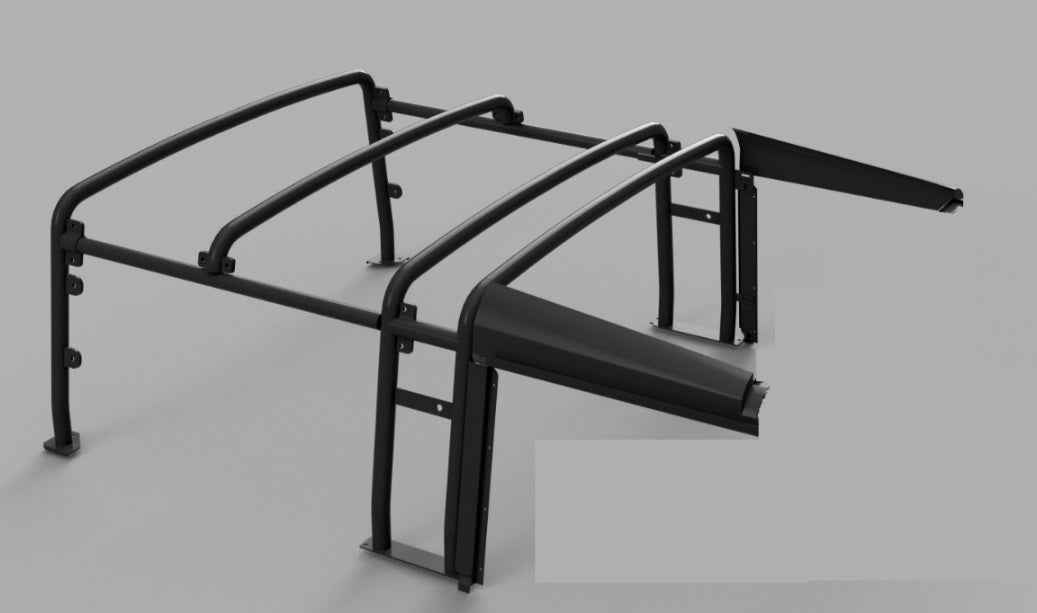 Black Hood Sticks - Heavy Duty - For Defender 90 - AG PARTS