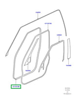 Contour Rubber Front Door In Chassis
