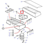 Battery Box - Under LHS Seat - AG PARTS