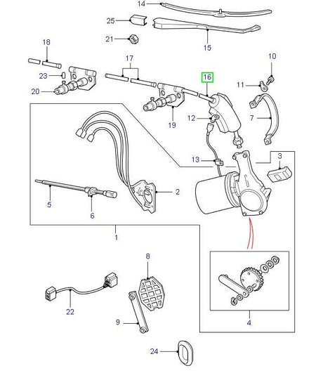 Wiper Rack Tube