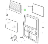 Glass Tailgate Heated