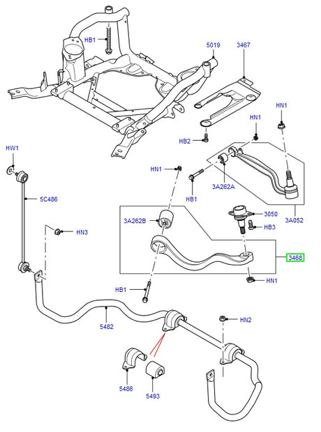 Suspension Arm Upper LH