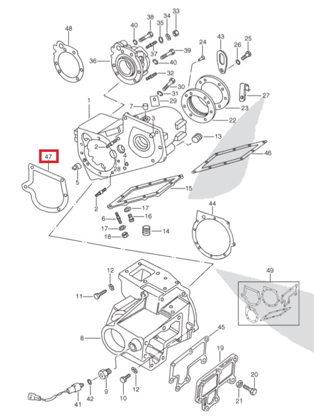 Carter Outlet Gasket