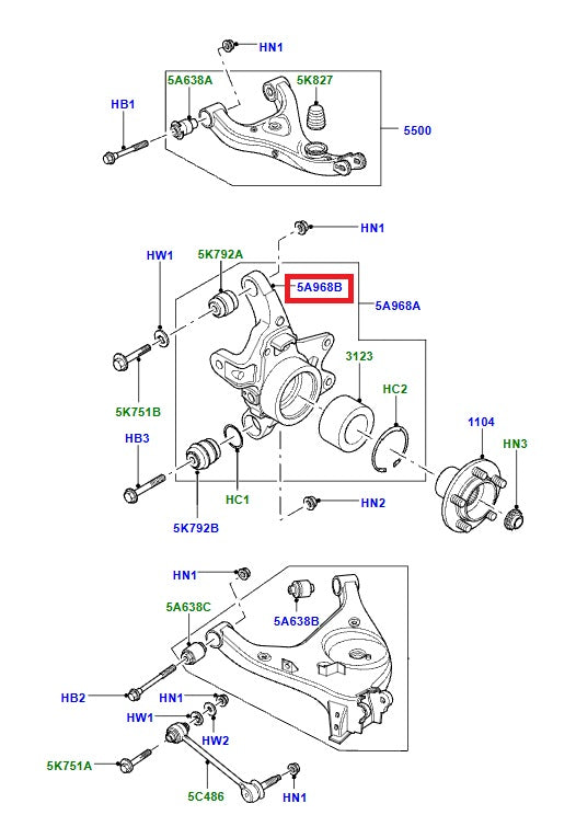 Real Wheel Knuckle - LH - ALLMAKES