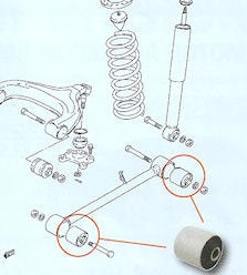 Bush radius arm