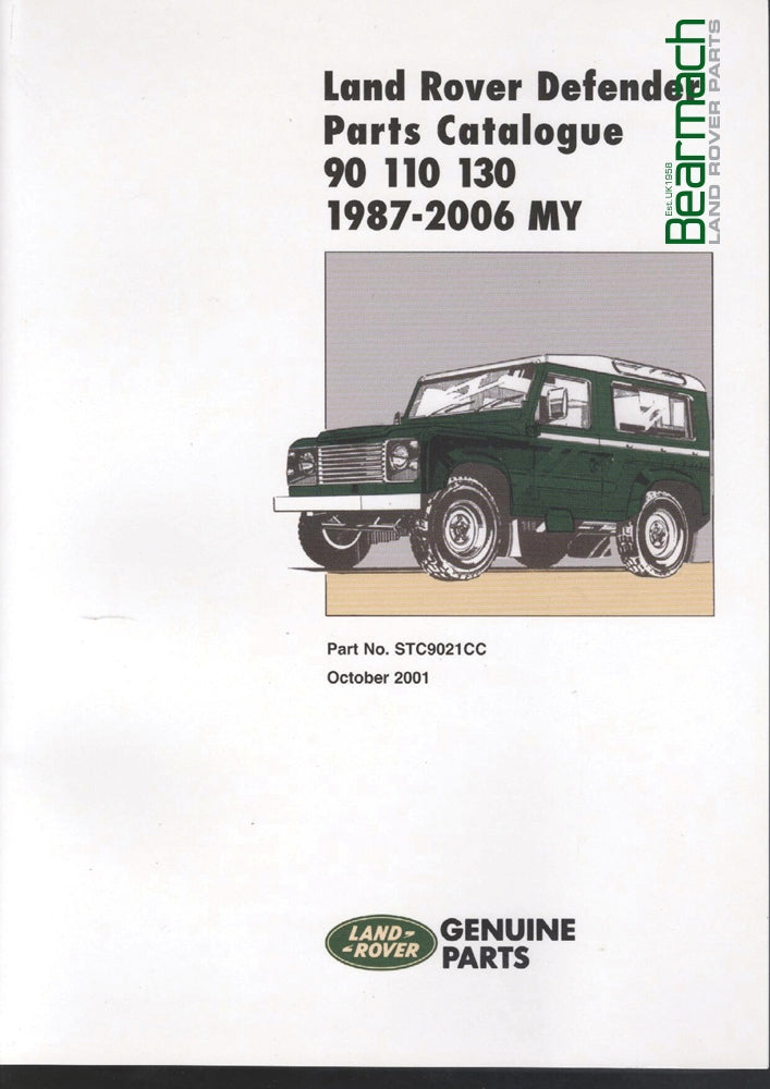 Defender Parts Catalogue