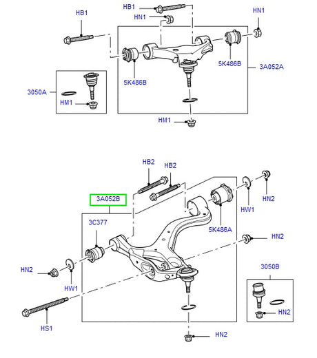 Lower Front Suspension Arm Assembly - LH