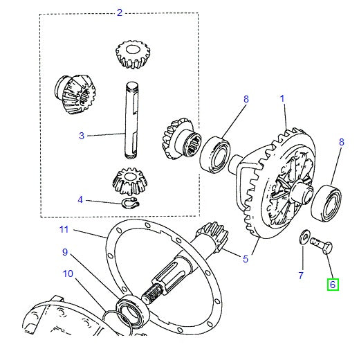 Bolt (3/8 UNF X 1.1/8)