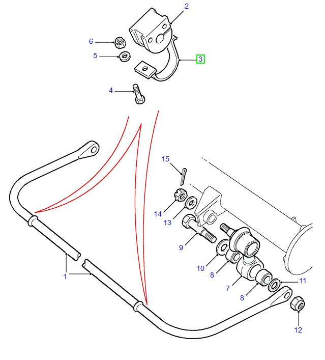 STRAP ASSY - Rear suspension
