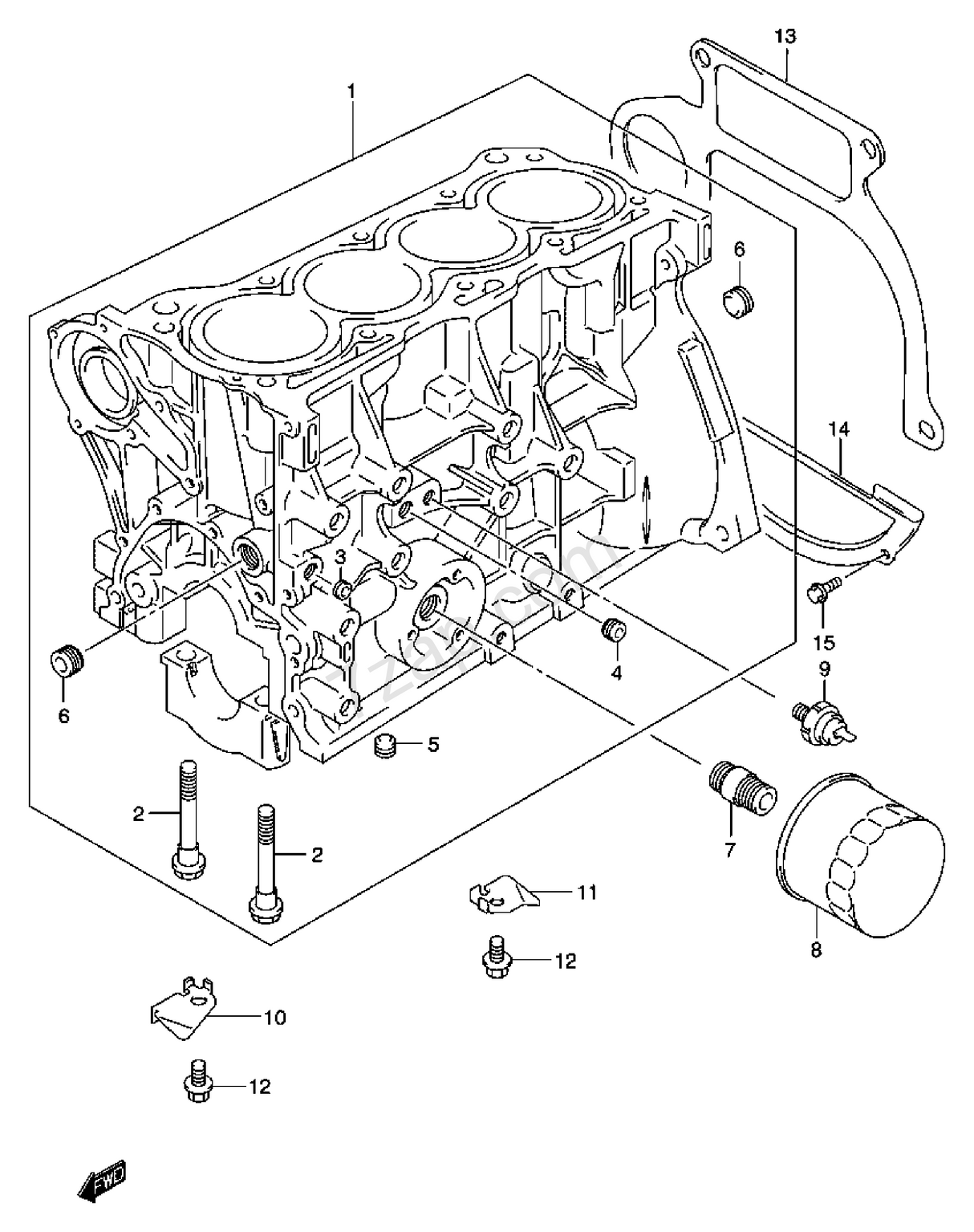 Cylinder Block (Petrol)