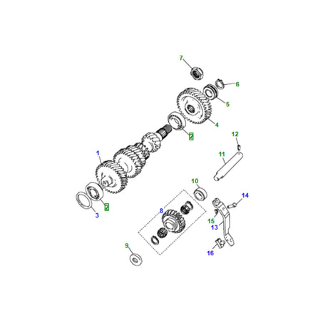 Intermediate Gearbox Shaft Bearing - SKF