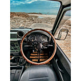 Evander black spoked - 17"- 48 spline boss black centre cap