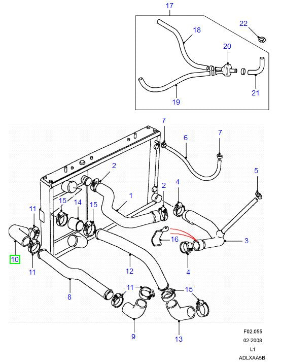 Intercooler Hose - Turbo - ALLMAKES 4X4