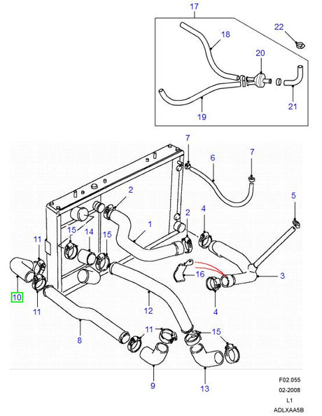 Intercooler Hose - Turbo - ALLMAKES 4X4