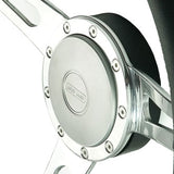 Steering wheel boss kit - 48 spline - large - silver - exmoor trim