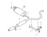 Exh Rear Silencer