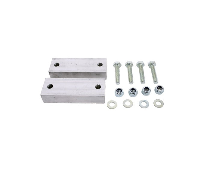 2-Hole Front and Rear Stabilizer Bar Supplement Kit. for vehicles with a suspension height of +5cm.