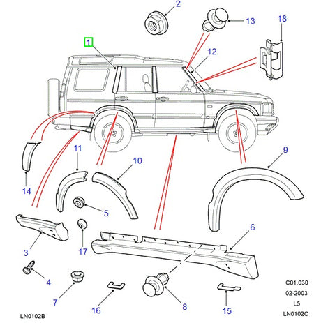 Trim - d pillar