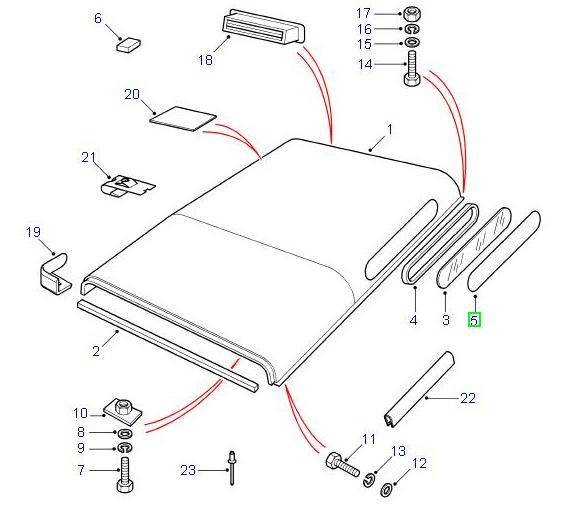 Seal Filler Strip Side Window