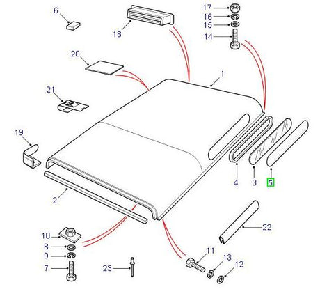 Seal Filler Strip Side Window