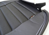Seat Cover XS BLACK RACK (LEATHER) - Front