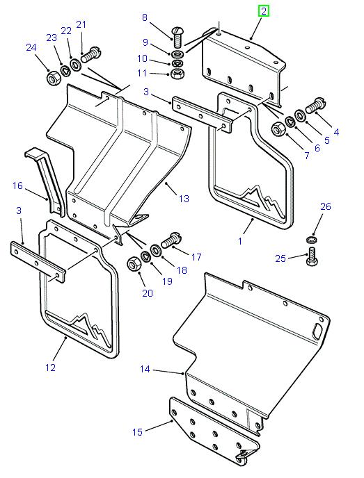 Mudflap Bracket - LH