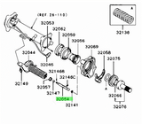 Rod, Freewheel Clutch Actuator Shift