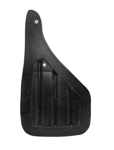 Front Right Hand Mudflap for Integrated Side Steps - CHEVRON Design (Oasis) - ALLMAKES
