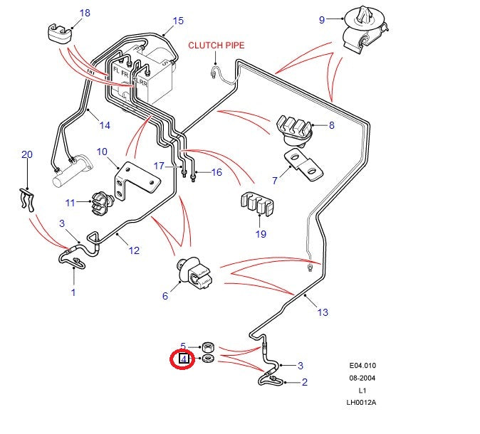 Lock Washer - Brake Hose - ALLMAKES