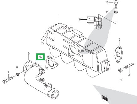 Suction elbow joint