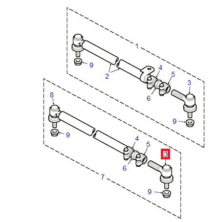Drag link short