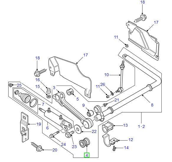 Bush Radius Arm