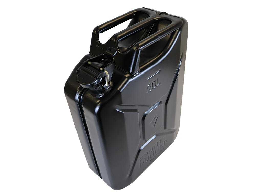20l Fuel Jerry Can - Black Steel Finish