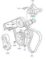 Tensioner Roller - Accessories Belt - 2.7 Diesel - DISC3/DISC4/RRS05-09 - AG PARTS