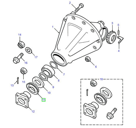 Differential oil seal mud shield - Front and Rear - AG PARTS