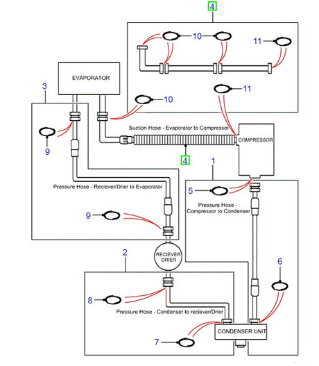 A/C Suction Hose