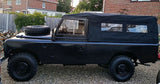 109 " full hood black canvas (wsw)