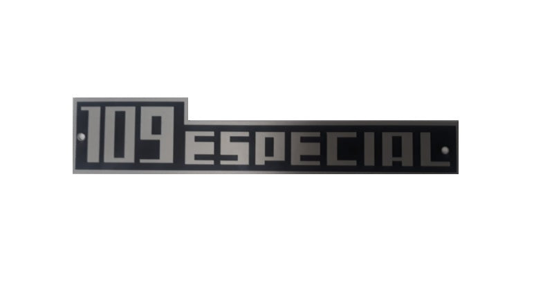 Emblem "109 ESPECIAL"