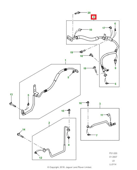 Air conditioning compressor / evaporator tube