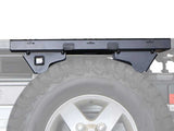 Spare wheel mounted shelf
