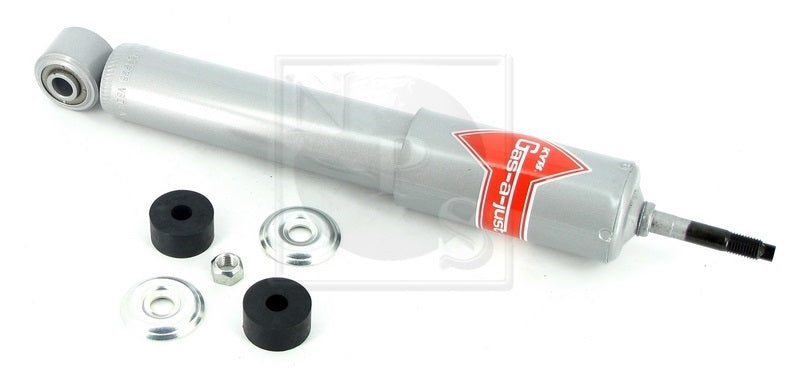 Shock absorber front axle