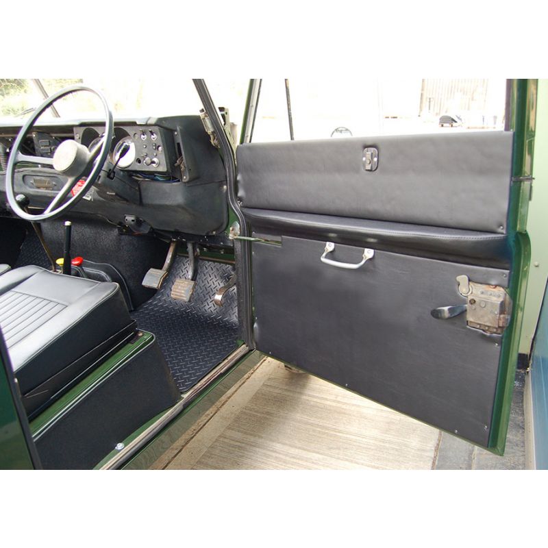 Full series ii/iii front door trim set - black vinyl