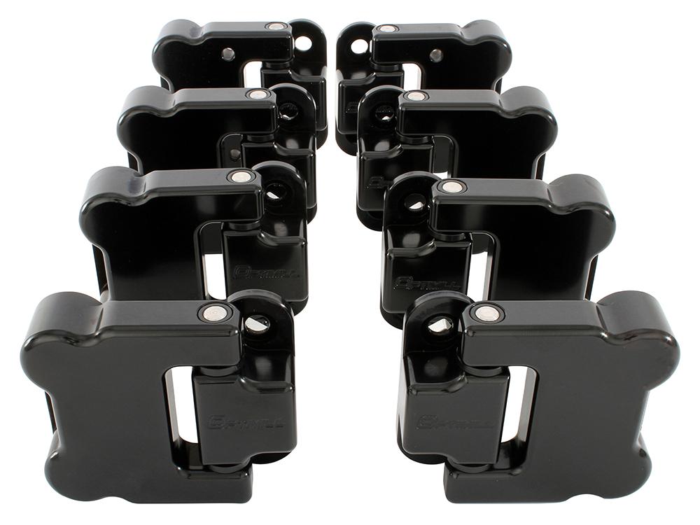 Hinges Kit - Black - Pack of 8 units