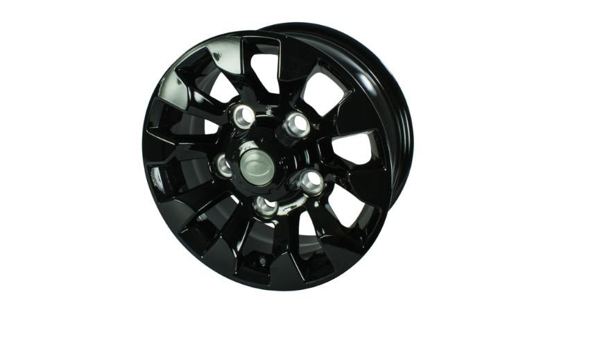 Wheel Alloy Sawtooth 16 Black - OFFSET +13mm - AG PARTS