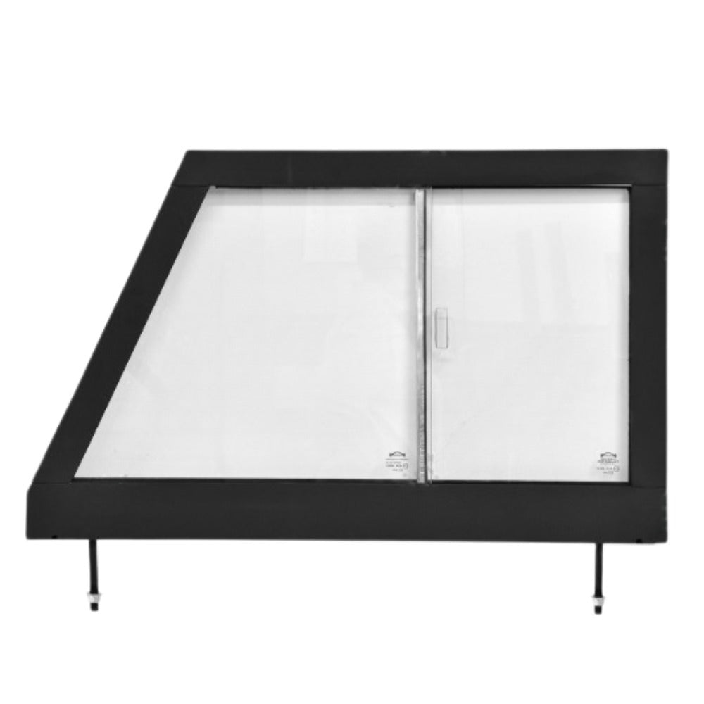 Door Top - LH - Front With Glass - Black - AG PARTS