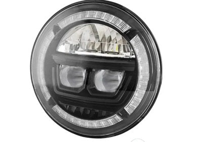Pair of 7" LED Headlights - R10 - With Daytime Running Light - AG PARTS