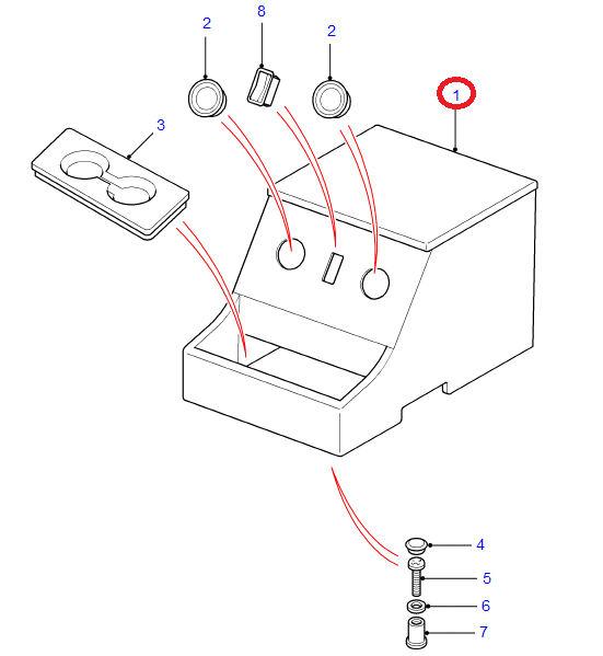 Cubbybox - Storage box - 60th Anniversary - GENUINE LAND ROVER