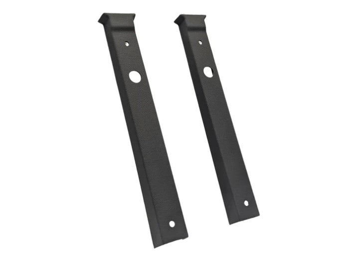 Right and Left B-Pillar Trim Panel Set - Front - Pair - MUD