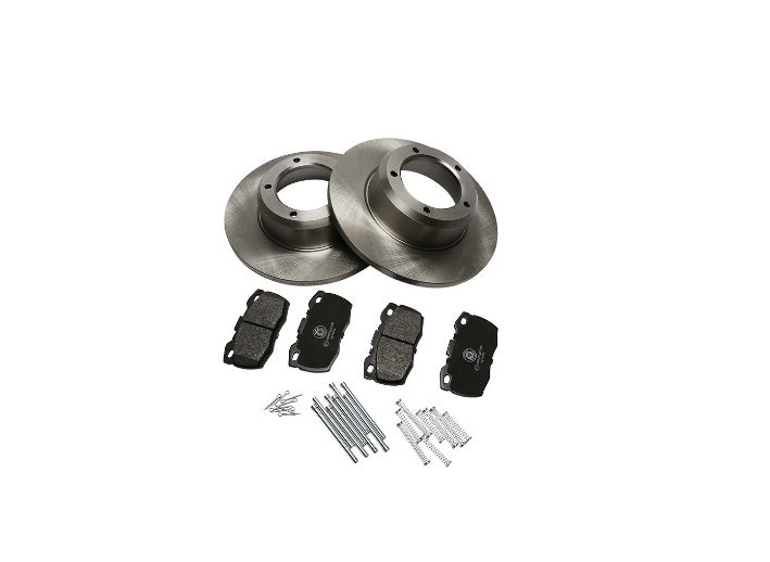 Rear Brake Disc & Pad Kit - AG PARTS 4x4