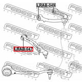 Bush ARM - FRONT SUSPENSION - RH - RR L405